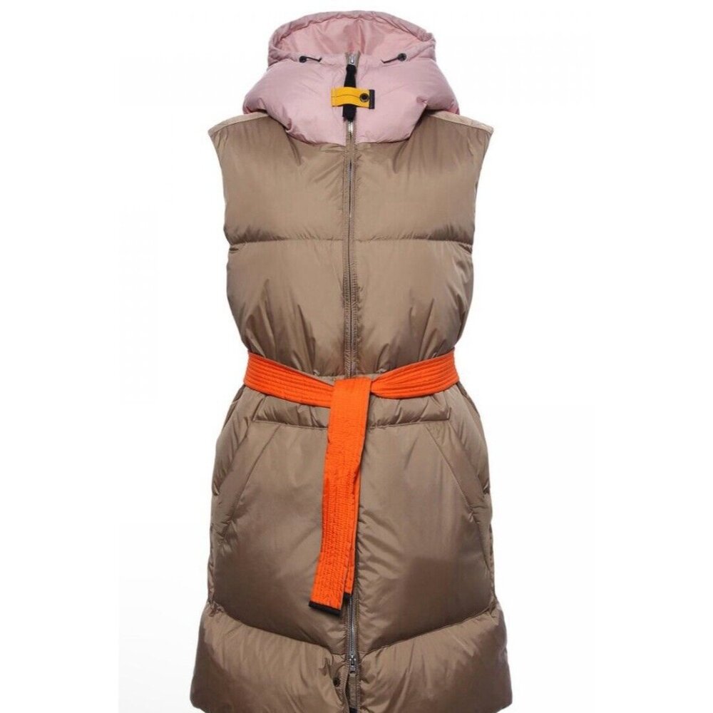 Jada Parajumpers Vest Womens Size Medium M Puffer Down Colorblock Tribes - Picture 16 of 16